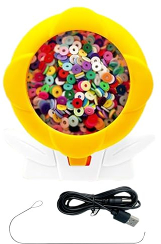 Genérico Torno Perlas | Máquina Automática de Pulseras Eléctricas | Suministros de Perlas para Familia Amigos Mujeres Hombres