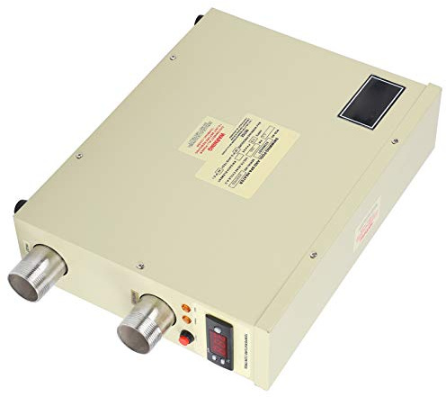 Haofy Thermostat Chauffe-Eau 220 V en Acier Inoxydable, Chauffage à Circulation, 5,5 KW, pour Hydrothérapie, Petites Piscines, Spa, Chauffage Rapide, Température Réglable