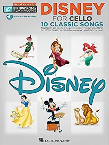 Cello Easy Instrumental Play-Along: Disney: Songbook, E-Bundle, Download (Audio) für Cello (Hal Leonard Easy Instrumental Play-Along): For Cello: 10 Classic Songs