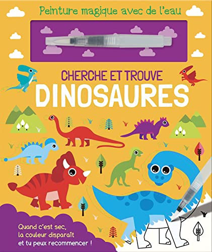 Cherche et trouve dinosaures (coll. peinture magique avec de l'eau)