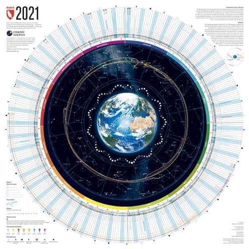 Jahreskalender 2021 (Kalender: Kreiskalender von Marmota Maps)