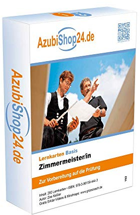 Zimmermeister Lernkarten: Zimmermeister Prüfung Lernkarten