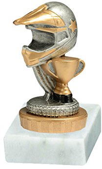 RaRu Motorsport-Pokal mit Wunschgravur und Resin-Klebefigur