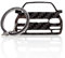 BlackStuff Porte-Clés en Fibre de Carbone Compatible Avec Golf GTI Mk3 1991-1997 Voiture