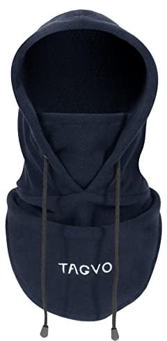 TAGVO Winter Thermal Fleece Sturmhauben, weiche und warme verstellbare Kapuze Hut Skifahren Gesichtshaube Halswärmer Wärmer,zum Laufen Skifahren Radfahren Motorräder Wandern - Männer & Frauen