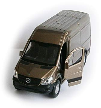Toys Mercedes Benz Sprinter Panel Van Modellauto Metall Modell Auto Spielzeugauto Geschenk 4-Farben 88 (Champagner-Metallic)