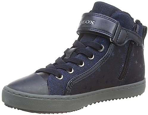 Geox Fille J Kalispera Girl I Sneakers, Navy, 26 EU
