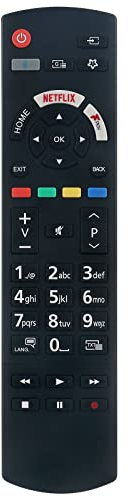 RC42129M Replacement Remote Control Fit for Panasonic LED TV TX-24JS350B TX-32GS352B TX-43FX550B TX-43FX555B TX-43GS351B TX-43GS352B TX-43GX550B TX-43GX551B TX-43GX555B TX-43HX580B