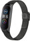 AK Armband Kompatibel mit Xiaomi Mi Band 6 Armband/Xiaomi Mi Band 5 Armband, Verstellbare Edelstahl Metall Ersatzarmband für Xiaomi Mi Band 5/Mi Band 6 (Schwarz)