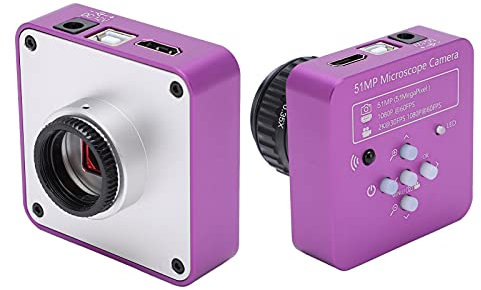 Kaufpart Industrial Digital Microscope Camera 0.35X C‑Mount Adapter Lens for Trinocular Stereo Microscope AC100‑240V(US Plug)