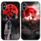 PBNDJVG 2 Stück Handyhülle für Apple iPhone X/XS Hülle 5.8 Zoll Anime Uchiha Itachi Sasuke Manga Muster Design Junge Case All Inklusiv Linsen Schutzhülle TPU Silikon Weich Ultra Dünn Cover, 02