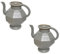 TRTO 2X Grey Plastic Lota Bodna Toilet Bathroom Wash Jug Toilet Water Pot Hard Plastic with Handle