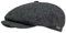 WEROR Schiebermütze Herren/Damen – Schirmmütze Flatcap Herrenmütze mit Schirm – Mütze mit Steppfutter - 100% Wolle - Sommer/Winter – WEROR-432.1 (55, Anthrazit)