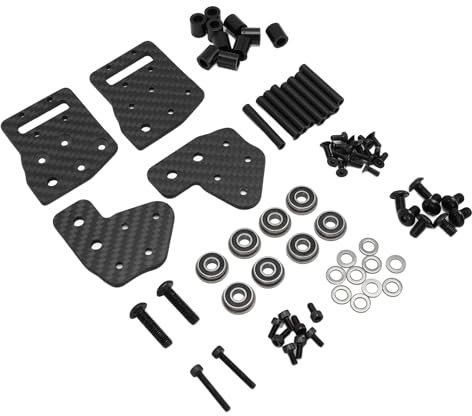 Kohlefaser-Drucker-XY-Gelenksatz, Ultraleichtes, Hochfestes XY-Gelenk für Voron2.4 3D-Drucker, Upgrade, Qualität, Präzise, ​​CNC-Bearbeitung, Robust, Entwickelt für VORON