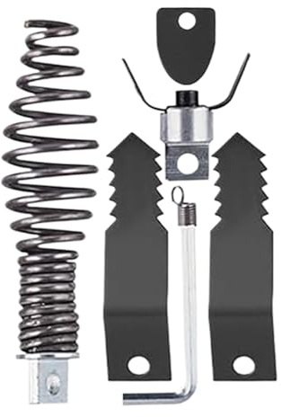 Erdbohrer für Bohrmaschine | Schneidkopf-Set für Rohrreinigung – Werkzeug zum Entfernen von Verstopfungen für Waschbecken Badezimmer Küche