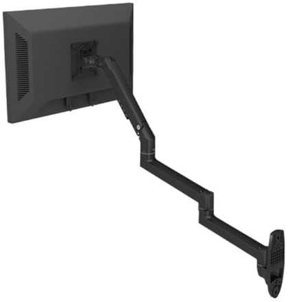 DL-7013 17-38 Inch Mechanical Spring Aluminum Steel LCD Monitor Mount TV Wall Mount Bracket Long Arm 2-10 kg 3-11 kg 100x100 200x200(7013II BLACK)
