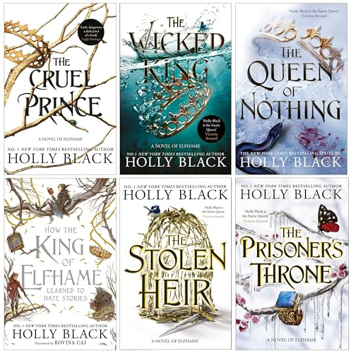 The Folk of the Air & The Stolen Heir Series by Holly Black 6 Books Collection Set (Cruel Prince, Wicked King, Queen of Nothing, How the King of Elfhame Learned to Hate Stories & More...)