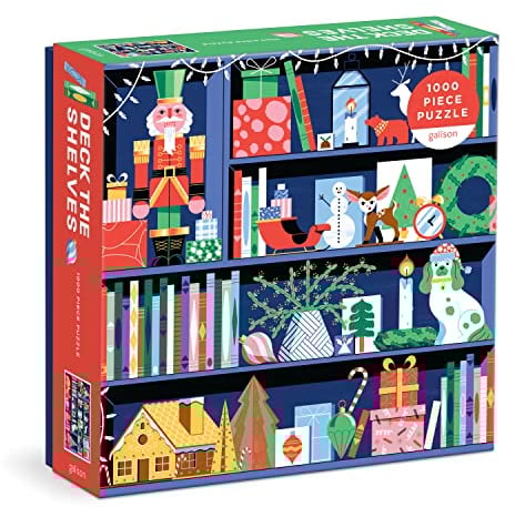 Deck The Shelves Puzzle in a Square Box: 1000 Pieces