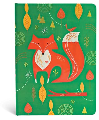 Paperblanks Notizbuch PB3554-1 mit Lesebändchen & Innentasche | Herr Fuchs | Midi (170 x 120 mm) | 176 Seiten | Liniert