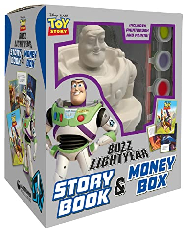 Disney Pixar Toy Story Buzz Lightyear: Story Book & Money Box