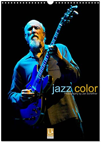 jazz color (Wandkalender 2026 DIN A3 hoch), CALVENDO Monatskalender: 12 Farbfotos bekannter Jazzmusiker. (CALVENDO Kunst)