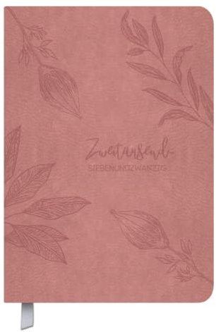Timer Soft Touch 18 Monate rosewood 2027/2028: Terminplaner A5 in Lederoptik / Kalendarium von Oktober 2026 bis März 2028, Notizen und Lesezeichenband