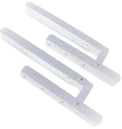 Soporte para Horno y Microondas Soporte Microondas Pared Acero Inoxidable Estante para Colgar Microondas, carga máxima 40 kg, Blanco 507250