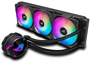 ASUS ROG Strix LC 360 RGB Dissipatore a Liquido All-In-One, Tre Ventole ROG da 120mm RGB, Illuminazione Aura Sync, LGA 1150|1151|1152|1155|1156|2011|2066 e AMD AM4/TR4, Nero