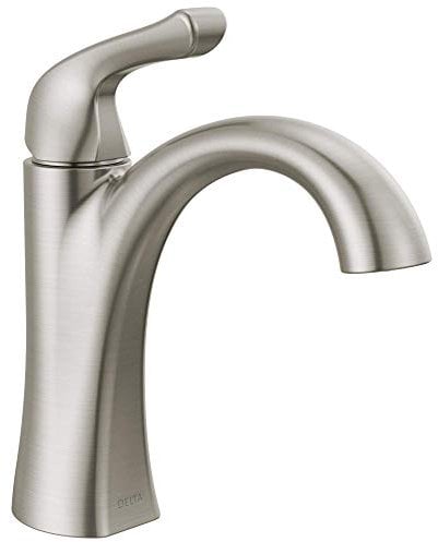 Delta Faucet 15840LF-SP Arvo Single Hole, Spotshield Brushed Nickel
