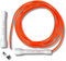 Elevate Speed Rope MAX - Professionelles Springseil aus Strapazierfähigem PVC mit Nylonkern - 5 mm - Länge Max. 3 Meter - Extrem Starke Griffe (Orange 1)