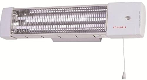 Suinga Stufa al quarzo FM1502 Fissaggio a muro Potenza massima 1200 W. 2 aste