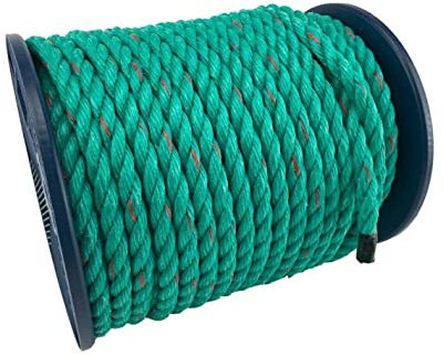 RopeServices UK 10mm Polysteel Rope x 50 Metre Reel, Arborist Rigging Lowering Tree Surgery Rope