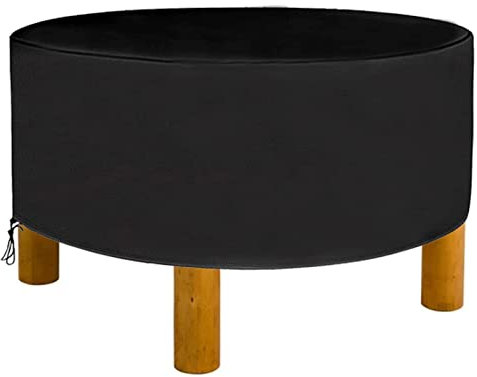 YWBXSHKD Housse Salon De Jardin Ronde 60x40cm, Housse Table De Jardin ImperméAble, BâChe Salon De Jardin Housse Mobilier Jardin ExtéRieure Protection Meubles De Jardin Tissu Oxford 420d