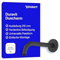 Duravit Universal braccio doccia, Montaggio a parete della doccia, Braccio della doccia 210 mm, rotondo, nero opaco