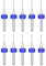 TA-VIGOR 10Pcs Micro Drill Bit 0.7mm, Dark Bule PCB Drill Bits with 1/8 Inch Shank Tungsten Carbide Drilling Rotary Tool for Print Circuit Board Stone CNC Engraving