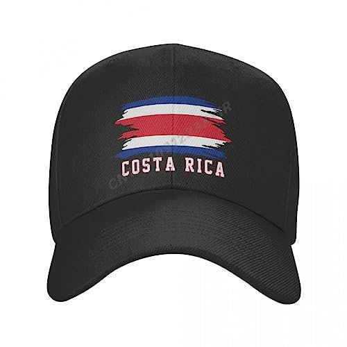 OLIKED Baseballmütze Costa Rica Flagge Costa Rica Coole Fans Sonnenschirm Verstellbare Outdoor-Mützen für Männer Frauen Bedruckte Mode Hüte