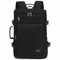 Sporttasche, Rucksack, 4-Wege, wasserdicht, mit Schuhfach für Reisen, Sport, Wandern, Laptop, Business-Schwarz, X-Large, Duffel Rucksäcke