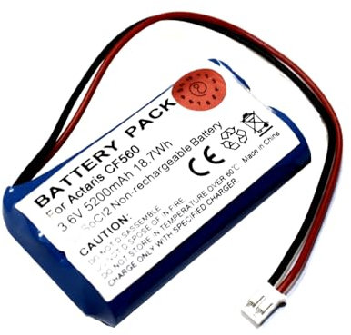 Ersatzakku für Messgerät Energie Echo Actaris Zähler 2 CF560 WILPA Kimo Kistot MD98380