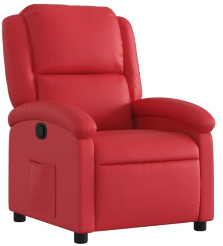 vidaXL Relaxsessel Rot Kunstleder
