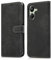 MIKULLE Funda para Xiaomi Redmi 13C 4G (6.74),Magnético Carcasa de Tipo Libro Función de Soporte Plegable PU Cuero Tapa Movil Flip Wallet Case - Negro