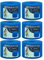 YANHUA Filtre Spa pour Intex S1 Reutilisable, Filtre S1 Spa pour Intex Mousse Filtrante de Piscine (6PCS)