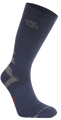 Craghoppers - Socken Insektenabwehr für Herren/Damen Unisex - Advent (35,5 EU - 38 EU) (Marineblau/Küsten Grau)