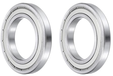QUARKZMAN 16008-2Z Rillenkugellager, ID 40mm x OD 68mm x Breite 9mm, Metallabdeckung, dünnwandige Lager, Hochgeschwindigkeits-Kugellager aus Chromstahl (2 Stück)