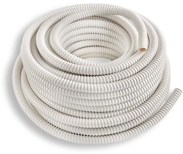 Idoneo Linea Kondensatschlauch 1-30m Ø 16mm Ø 18mm Ø 20mm Klimaschlauch Zuschneidbar Glatte Flexibel Kondenswasser Schlauch für Klimaanlagen, Split-Klimageräte (Ø 18mm, 11m)