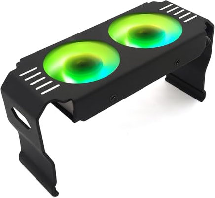 Memory RAM Cooling Fans with 5v/3Pin ARGB Light Effect Memory Cooler for DIY PC Gaming for DDR/DDR2/DDR3/DDR4/DDR5.