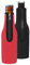 Roysmart 2 Stück Flasche Flaschenkühler, 330ml Bierkühler Bierflaschenkühler mit Reißverschluss, Neopren Thermohülle Isoliertasche Hülle für Bier, Getränke (Schwarz, Rot)