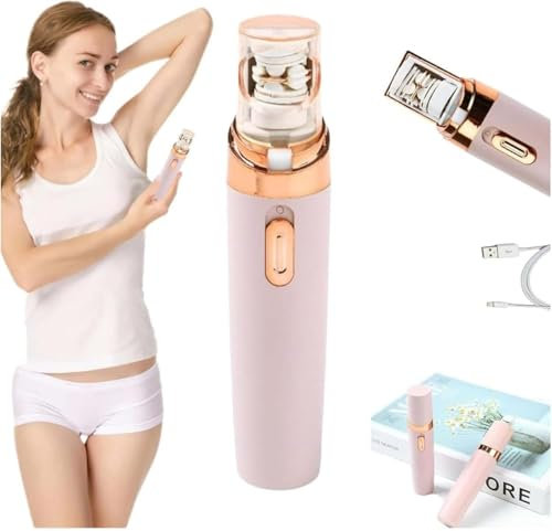 Pluxy Epil Pro 3.0 - Depiladora facial para mujer, depiladora facial 2024, depiladora facial eléctrica 2 en 1 para cara, manos, piernas (carga)