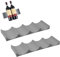 OIGWBPH 2 Piezas Botellero de Silicona Soporte para Botellas de Refrigerador Botellero Organizador de Bebidas para Mesa Despensa Gabinete Soporte para Cerveza Botellas para Beber