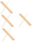 Alipis 4 Sätze Holz Gesteckt Fensterschmuck Fensterleistendekor Fensterkantenverkleidung Dübel Fenstergitter-modellierungsverkleidung Fensterrahmenverkleidung Hölzern Beige 12 Stück * 4