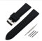 HASGTFM Accessoires de montre bracelet en silicone adapté for Armani 23mm bracelet en caoutchouc for hommes bracelet de sport étanche AR0498 0499 5946 5947 5948 5949(Schwarz)